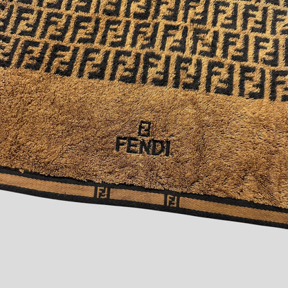Fendi Zucca FF Reversible Cotton Towel