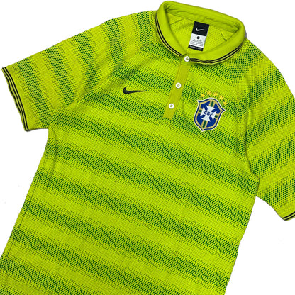 Nike 2014 Brazil Polo In Green ( L )