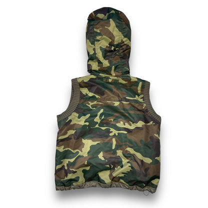Schott NYC Reversible Hooded Gilet (S) | Default Title, Multicoloured