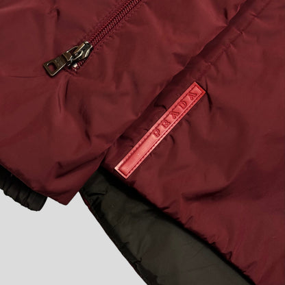 Prada Sport AW00 Technical Nylon Padded Backpack Jacket - IT44 (S) | O/S, Multicoloured