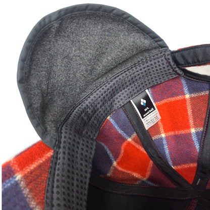 Montbell Wool Check Cap In Red ( M/L )