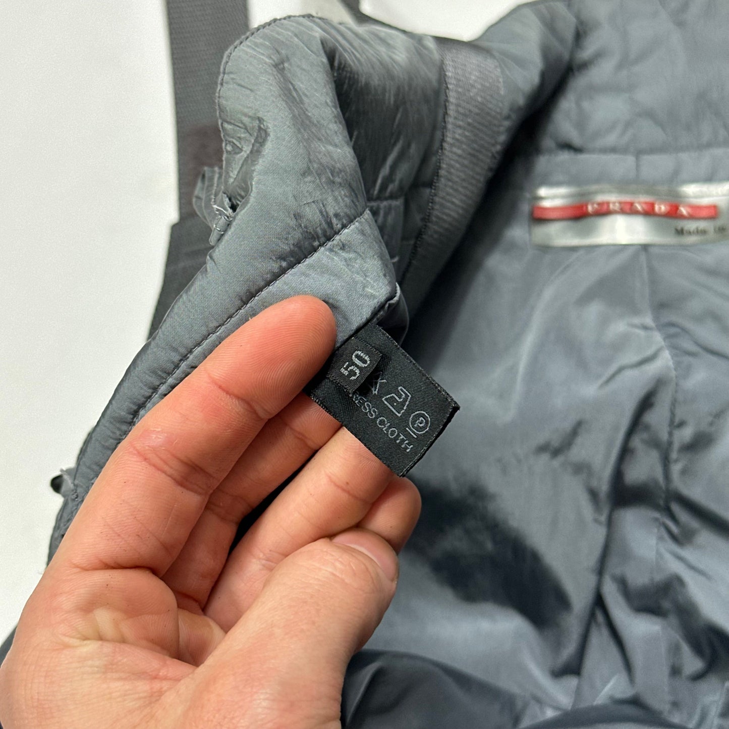 Prada Sport AW99 Bondage Strap Astro Nylon Padded Ski Trousers - IT50