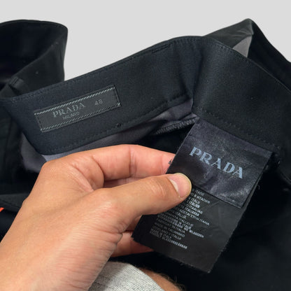 Prada Milano SS16 Runway Colourblock Technical Polyester  Trousers - IT48 | Default Title, Multicoloured
