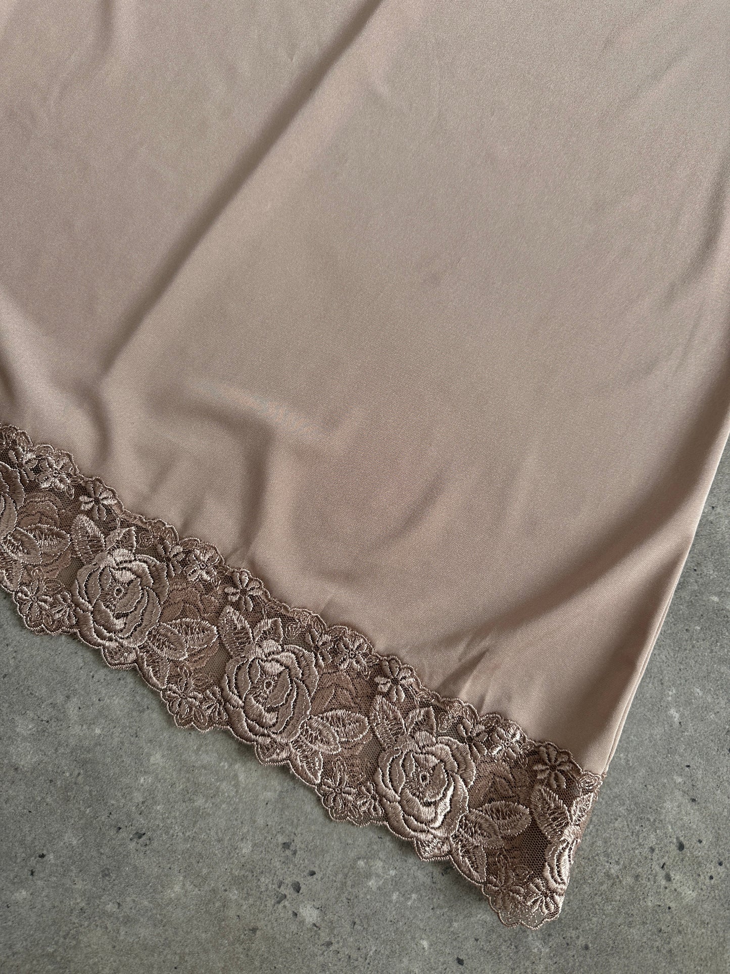 Vintage 1990s Lace Mini Slip Dress - M