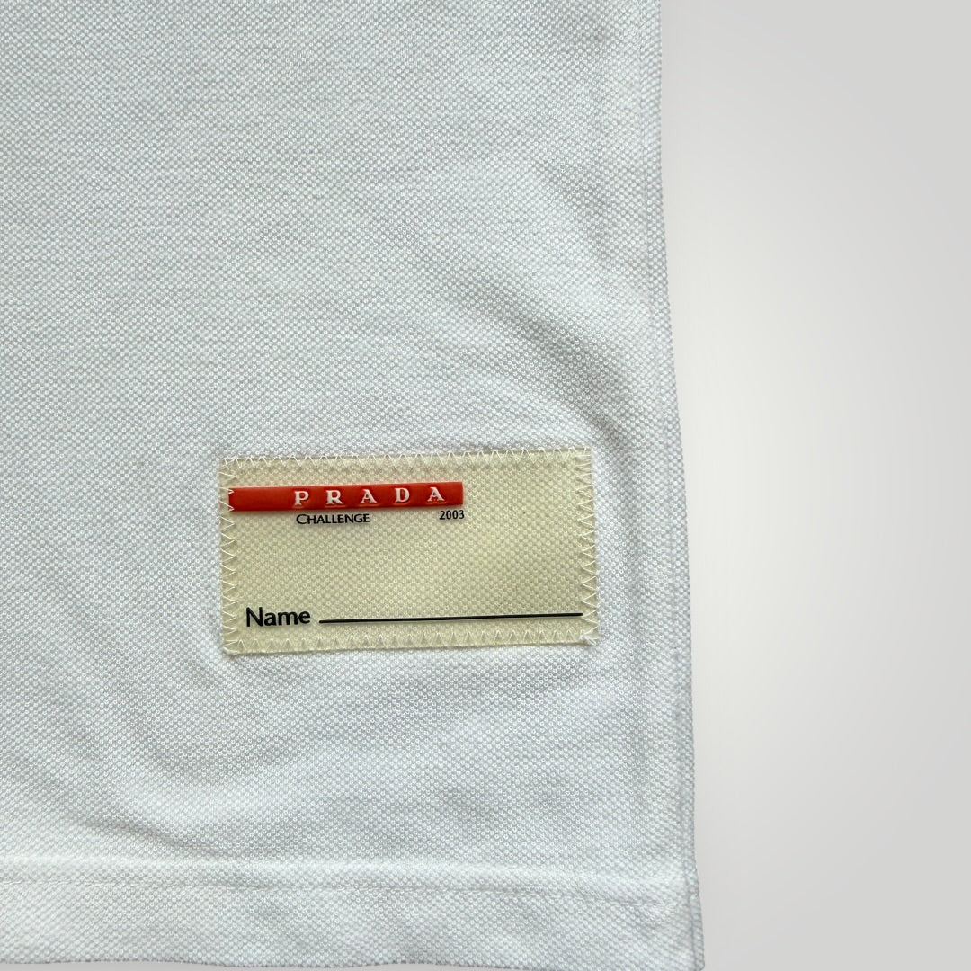 2000's Prada Sport Zip Polo Shirt M | Default Title, White