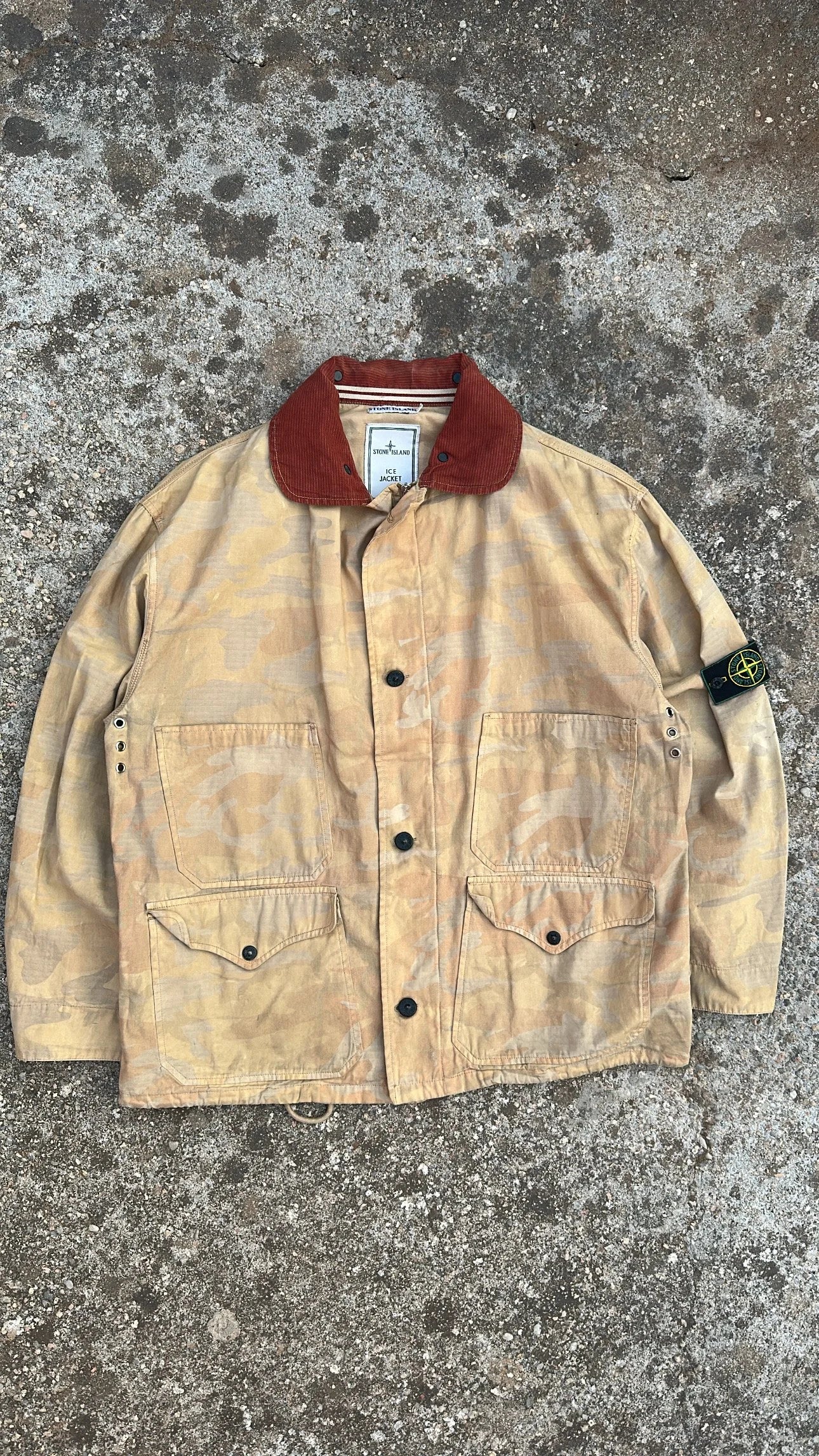S/S1990 Ice Camouflage Carpenter Jacket