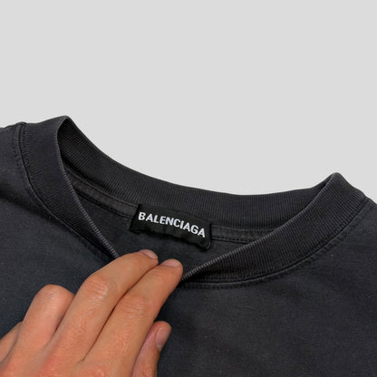 Balenciaga 2018 Speed Hunters Graphic T-shirt - XS (M) | Medium, Grey