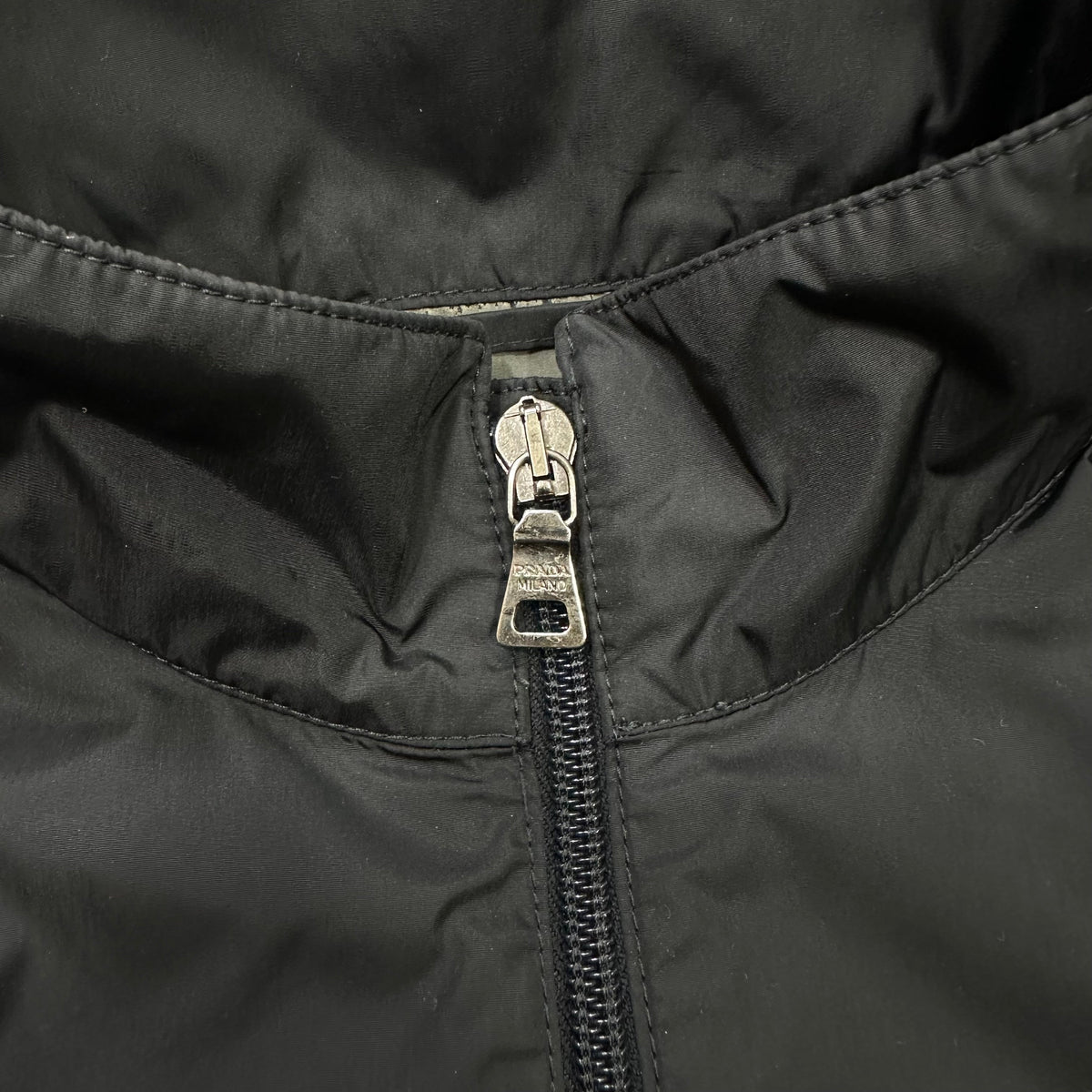 Prada Sport SS99 Latex Pocket Nylon Pullover Jacket - IT40 | Small, Black