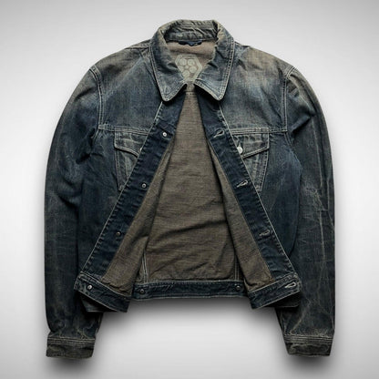 Kenzo Dark Wash Denim Jacket (2000s)