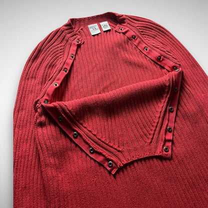 Armani Exchange Knit Pullover w/ Snap-Button Front (2000s)