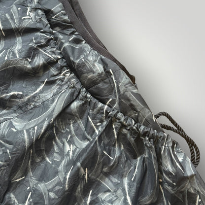 Final Home FW/2002 Interchangeable Split Hood Vest S | O/S, Camo