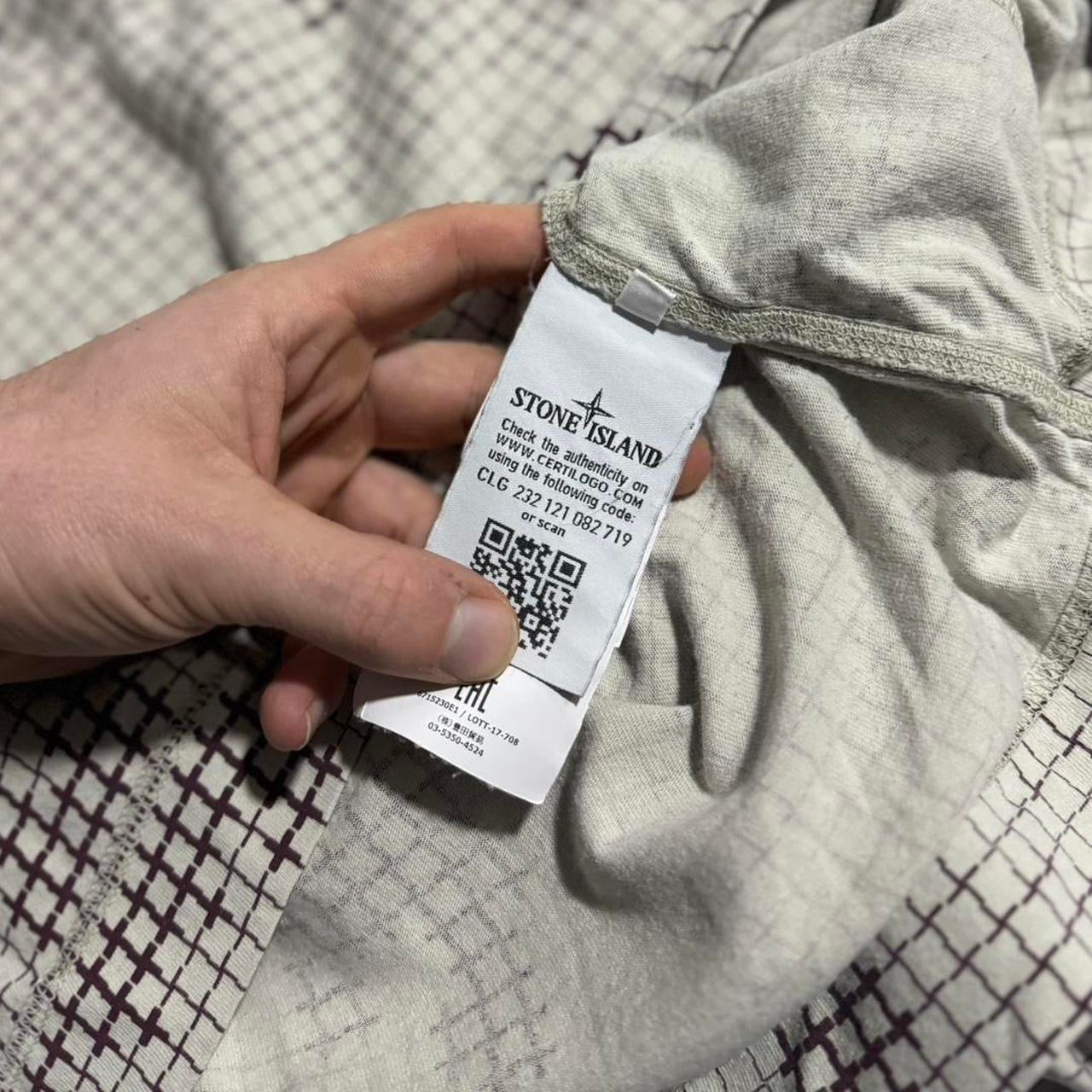 Stone Island Grid Camo T-Shirt