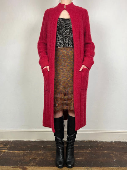 Christian Lacroix Bazar knit sequin skirt