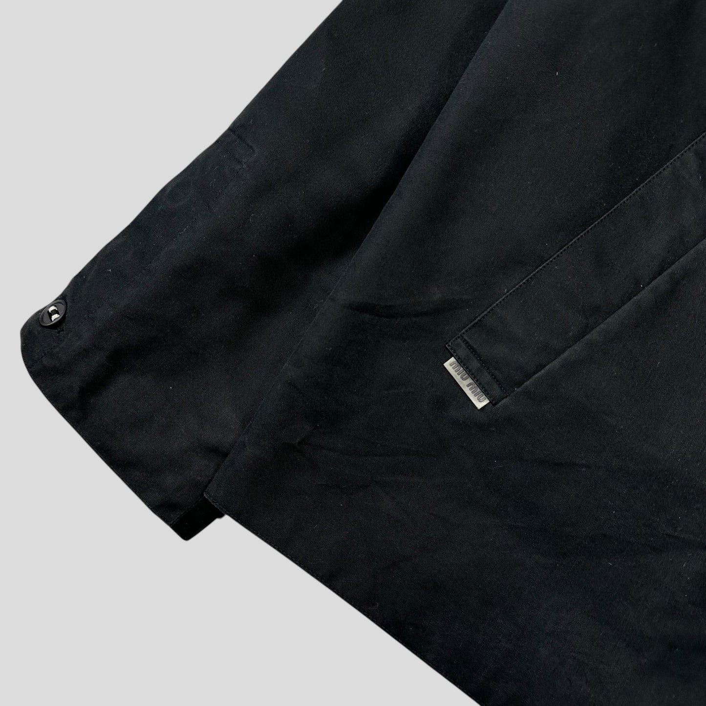 Miu Miu AW00 Contrast Tape Down Filled Work Jacket - L/XL