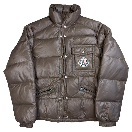 Moncler Puffer Jacket In Brown (L) | Moncler, Brown