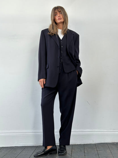 Yves Saint Laurent Pure Wool Three Piece Suit - 44R/W36