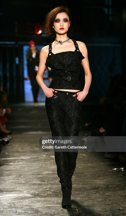 Vivienne Westwood F/W 2008 Red Label bondage dress | Grey, Multicoloured