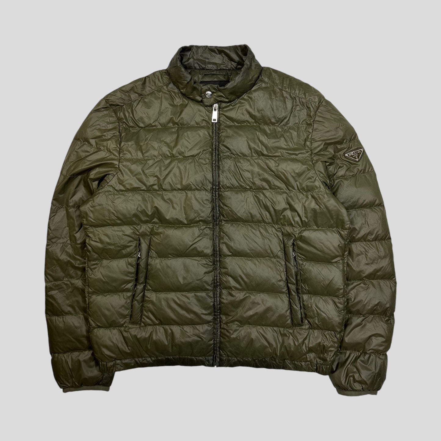 Prada Milano 2014 Nylon Light Down Puffer Jacket - IT52