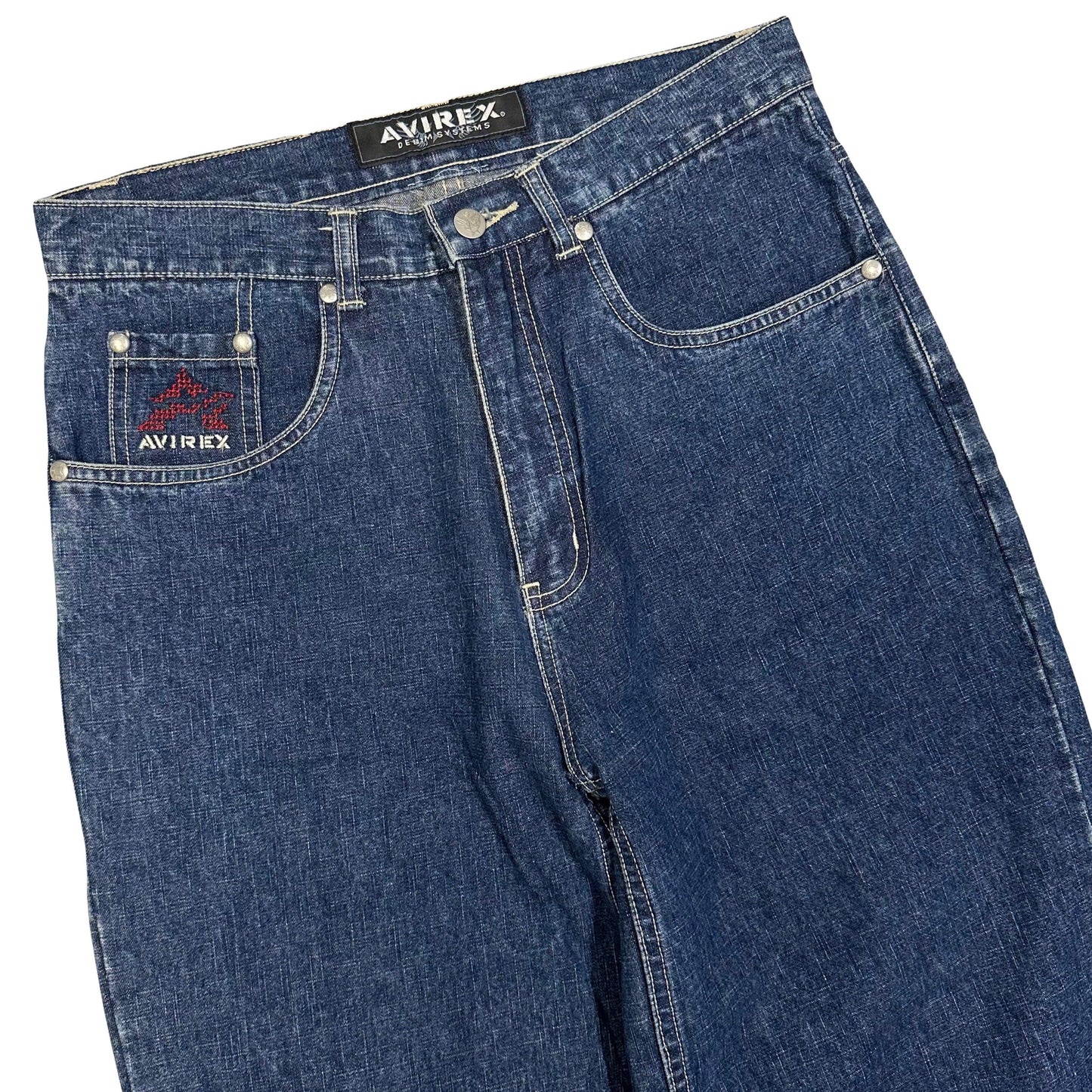 Avirex Jeans In Navy ( W32 ) - Known Source