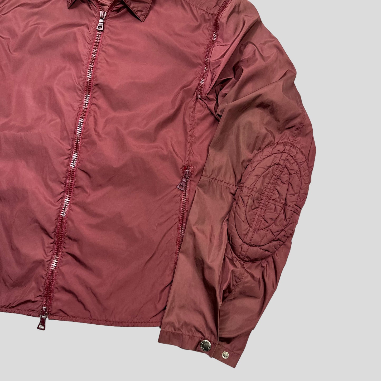 Prada Sport SS00 Modular Nylon Moto Jacket / Vest - M | Default Title, Burgundy