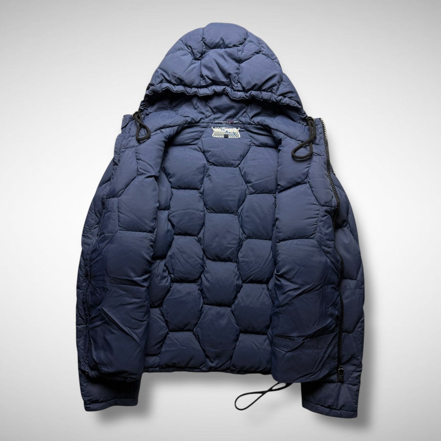Mecca Hexagon Hooded Puffer Jacket (1990s)