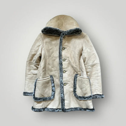 PPFM Fur Lined Overcoat Womens XL