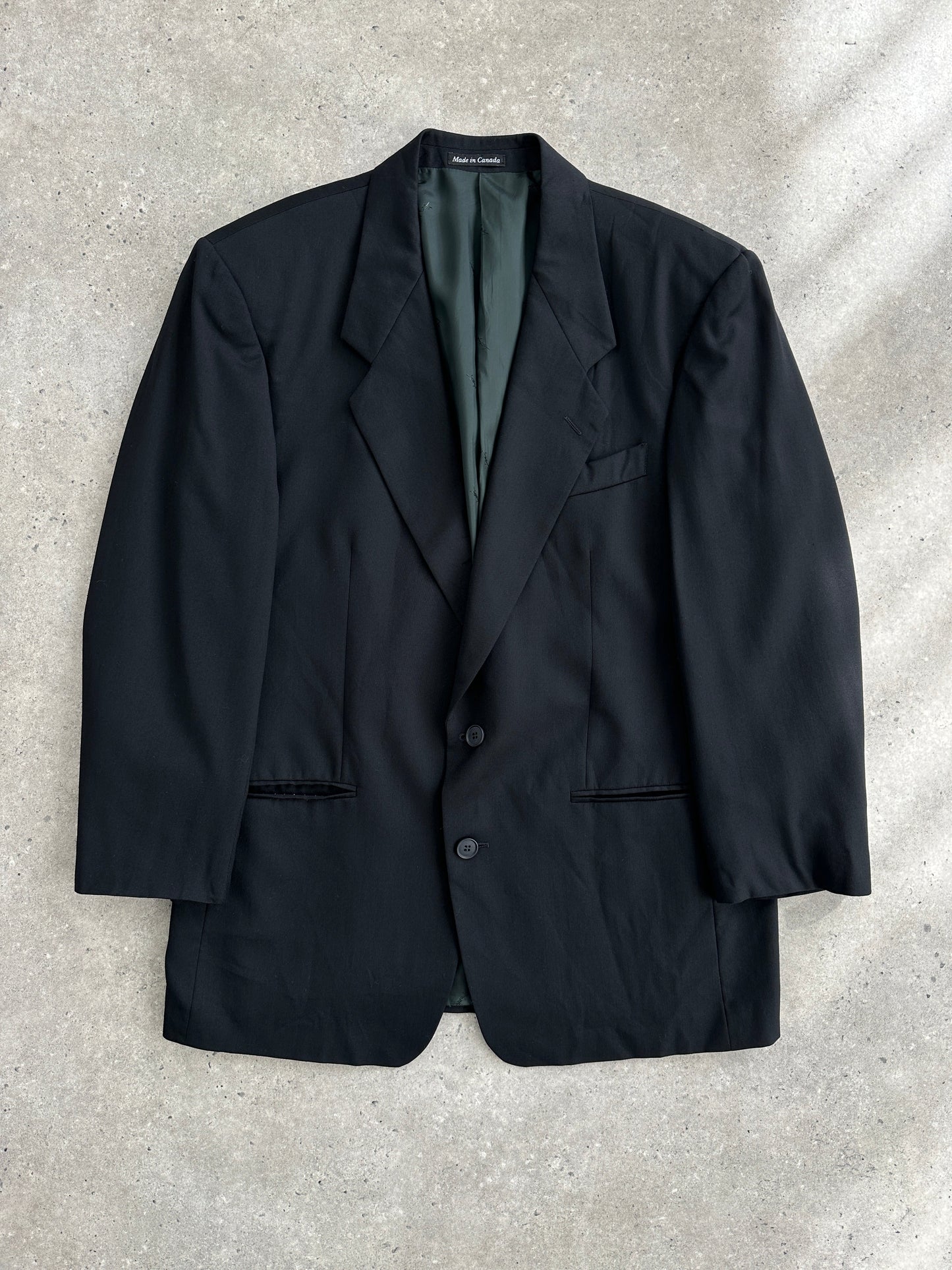 Yves Saint Laurent 90s Pure Wool Single Breasted Blazer 44R/L