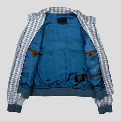 Prada SS17 Lined Cotton Checkered Bomber Jacket - IT46 (S)