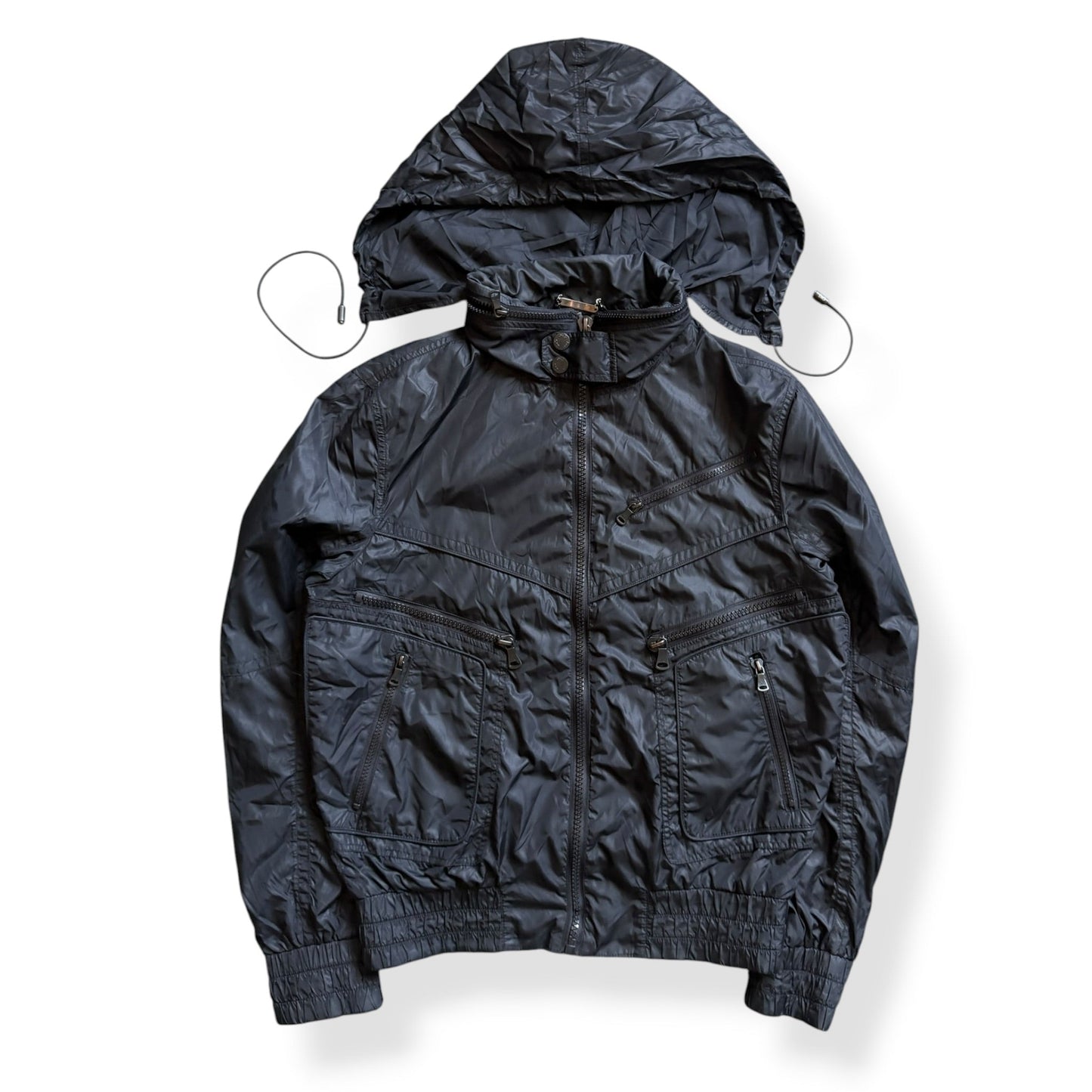 2000's Dolce & Gabbana Multipocket Nylon Jacket (M) | Default Title, Black
