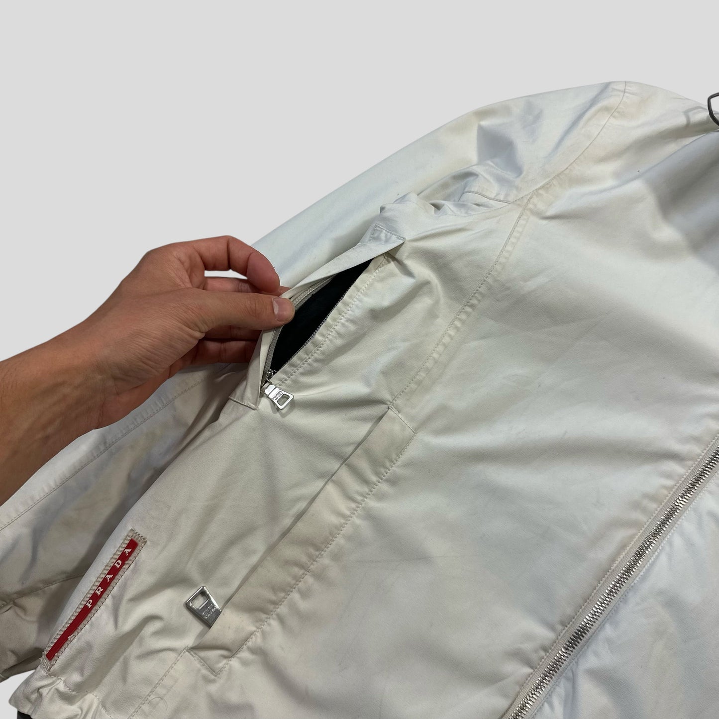 Prada Sport 2010 SAMPLE Ultra Technical Goretex Ventilated Stash Pocket Jacket - M/L | Default Title, Red