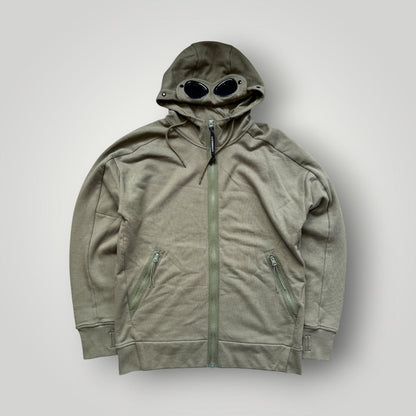 C.P. Company Cotton Goggle Zip Up Hoodie L BNWT | Default Title, Khaki