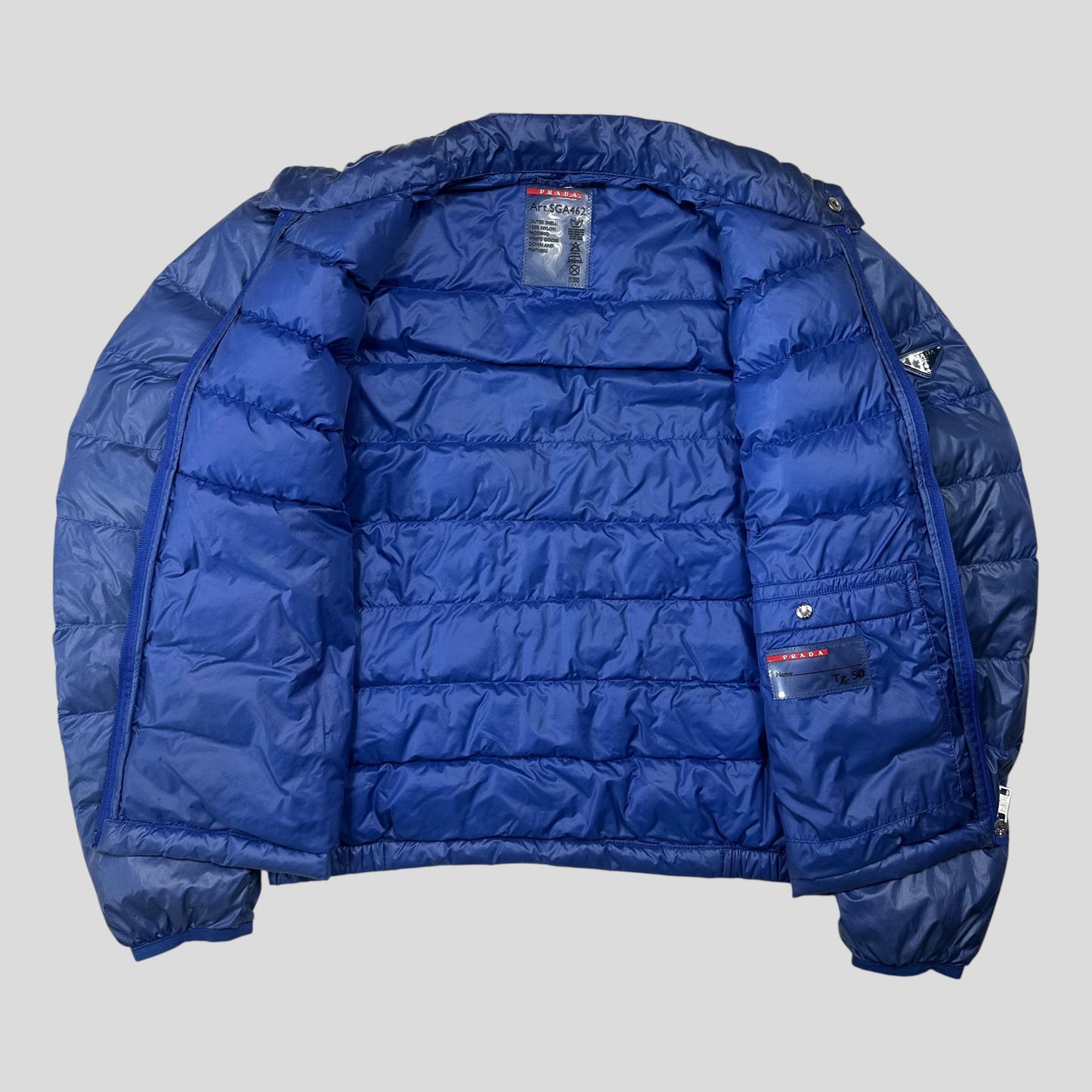 Prada 2013 Lightweight Packable Nylon Down Puffer + Bag - IT50 (M)