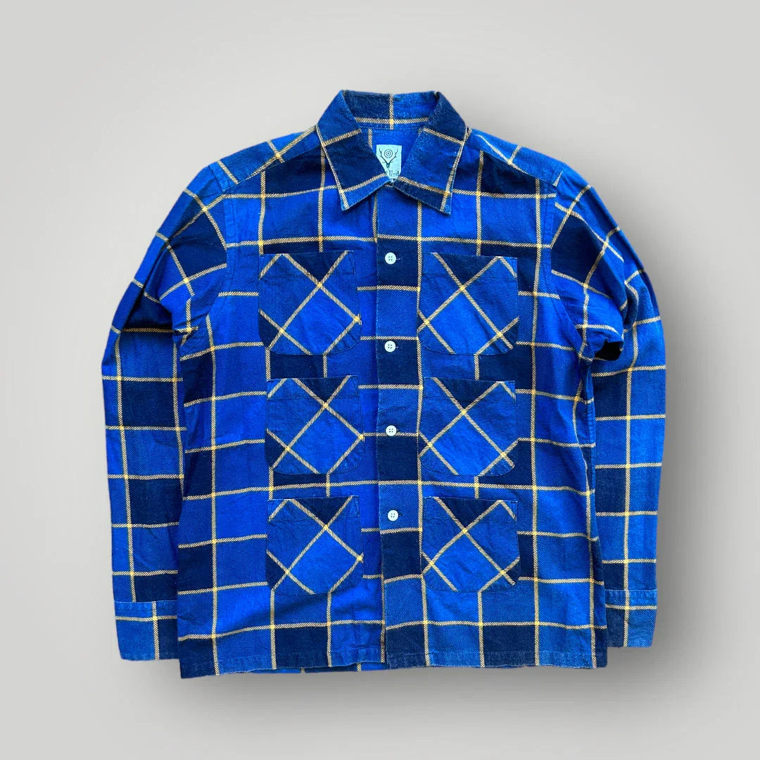South2 West8 Multi Pocket Flannel Shirt XS