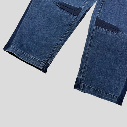 Y’s by Yohji Yamamoto SS05 Baggy Contrast Denim Jeans - 30-32 | W30, Blue