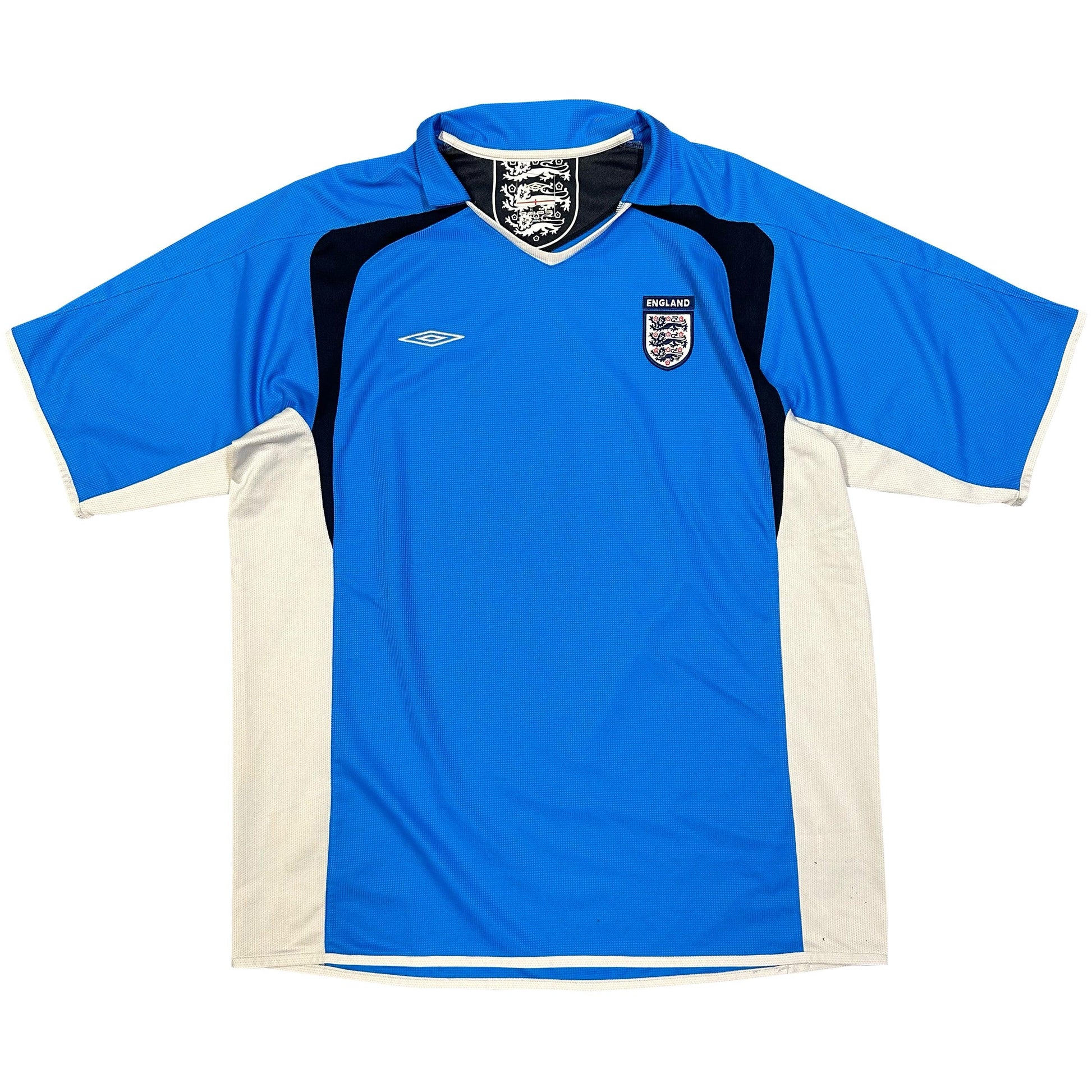 Nike England 2005/06 Training Shirt In Blue ( XL ) - Known Source