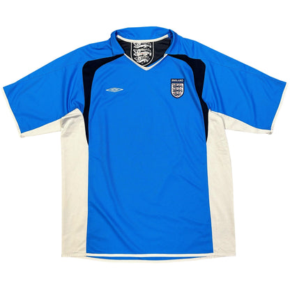 Nike England 2005/06 Training Shirt In Blue ( XL ) - Known Source