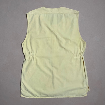 S/S 1995 Light Yellow Marina Spell Out Carpenters Vest