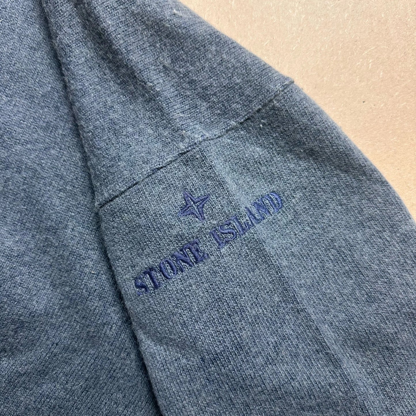 A/W Petrol Blue Mini Compass Logo Sweater