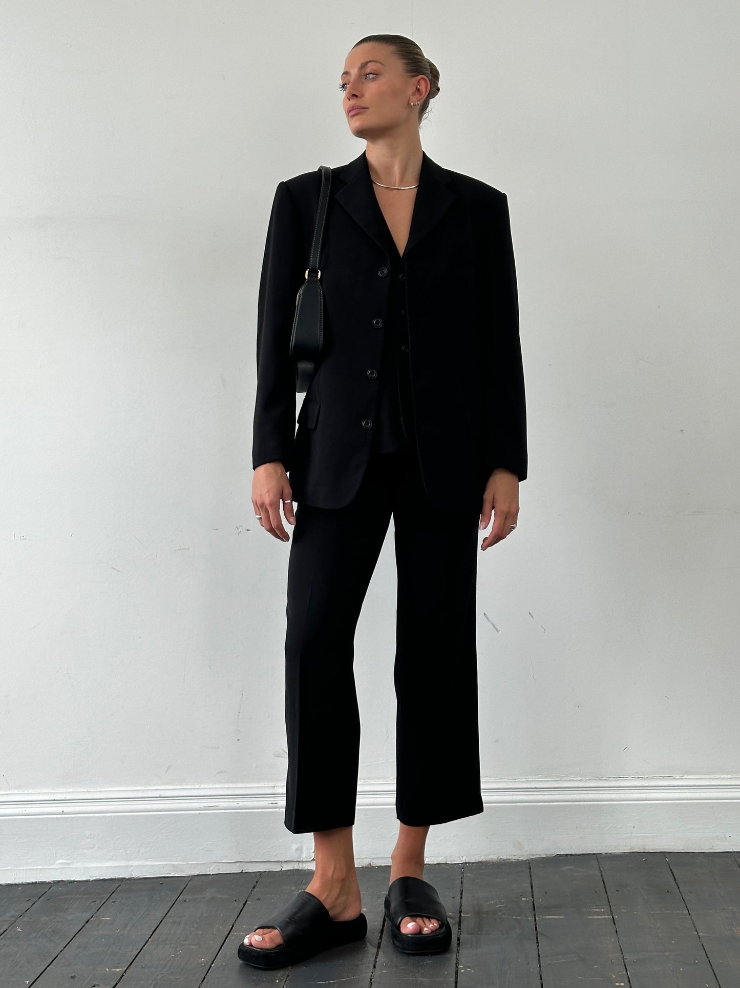 Vintage Single Breasted Three Piece Suit - 36R/W28