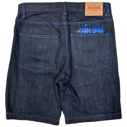 Stüssy Jorts With Blue Print ( W30 ) - 1036 Emporium