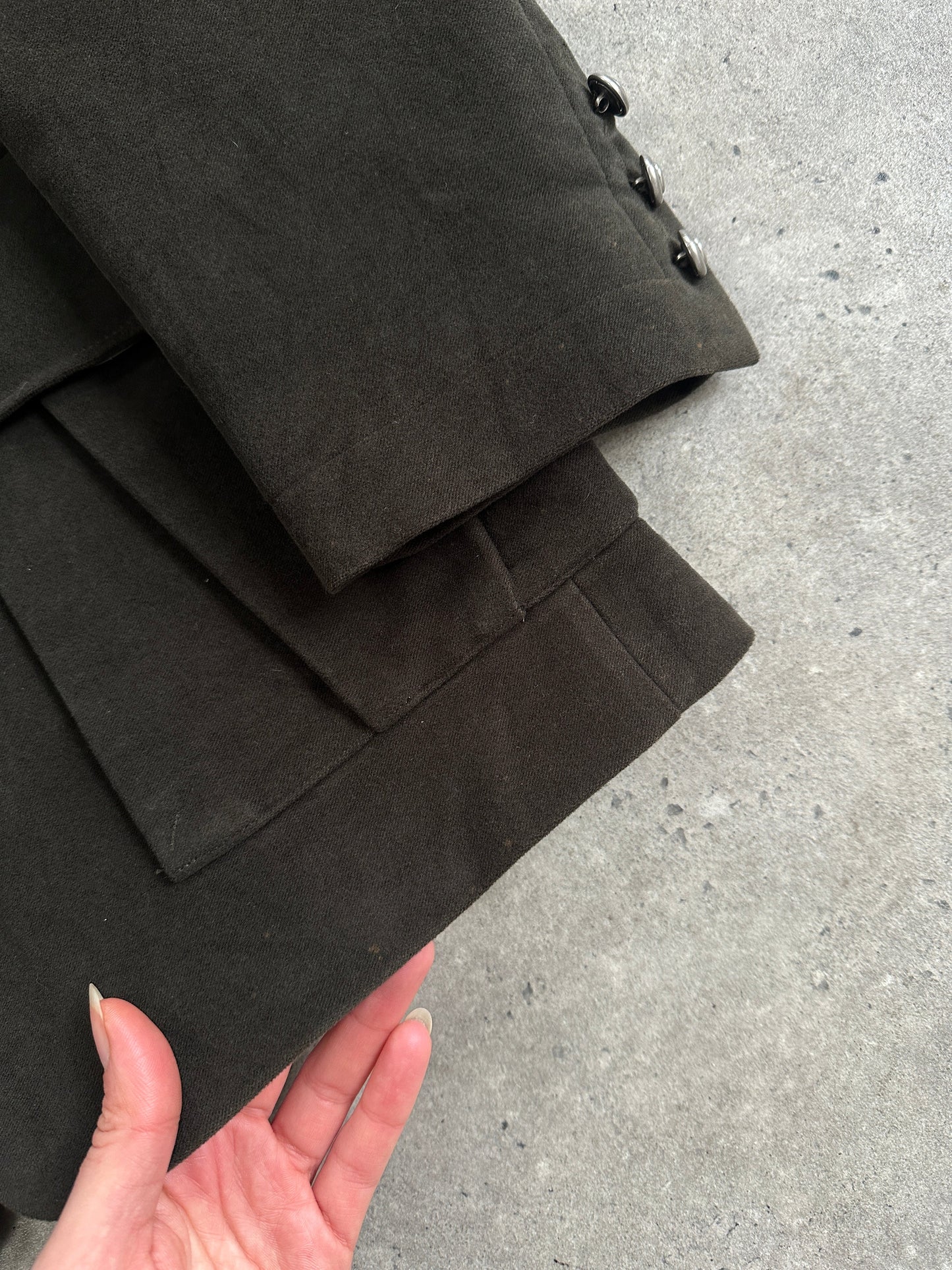 Versace Jeans Couture Pure Cotton Bespoke Medusa Button Blazer - 40R/L