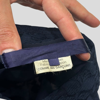 Comme Des Garçons 00’s Sheer Mesh Floral Lace Shirt - S/M