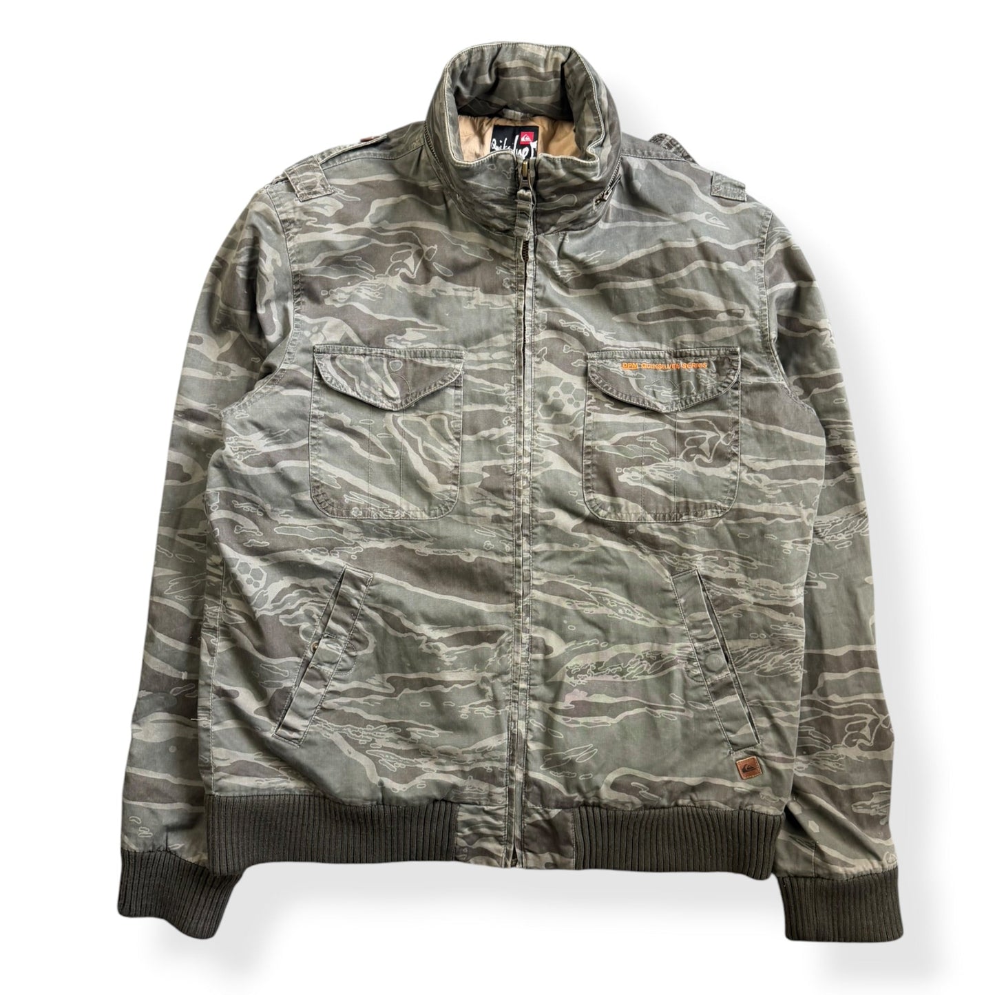2000's Quiksilver DPM Series Camouflage Jacket (L) | Large, Multicoloured