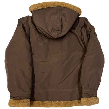 Avirex Fleece Lined Jacket In Brown ( L )