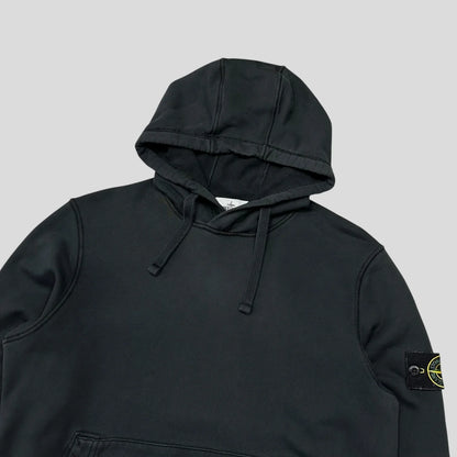 Stone Island AW20 Black Pullover Hoodie - S/M