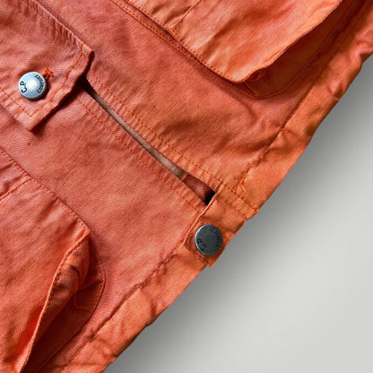 SS 2005 C.P. Company Rubberised Nylon-Linen Mille Miglia Goggle Jacket 52