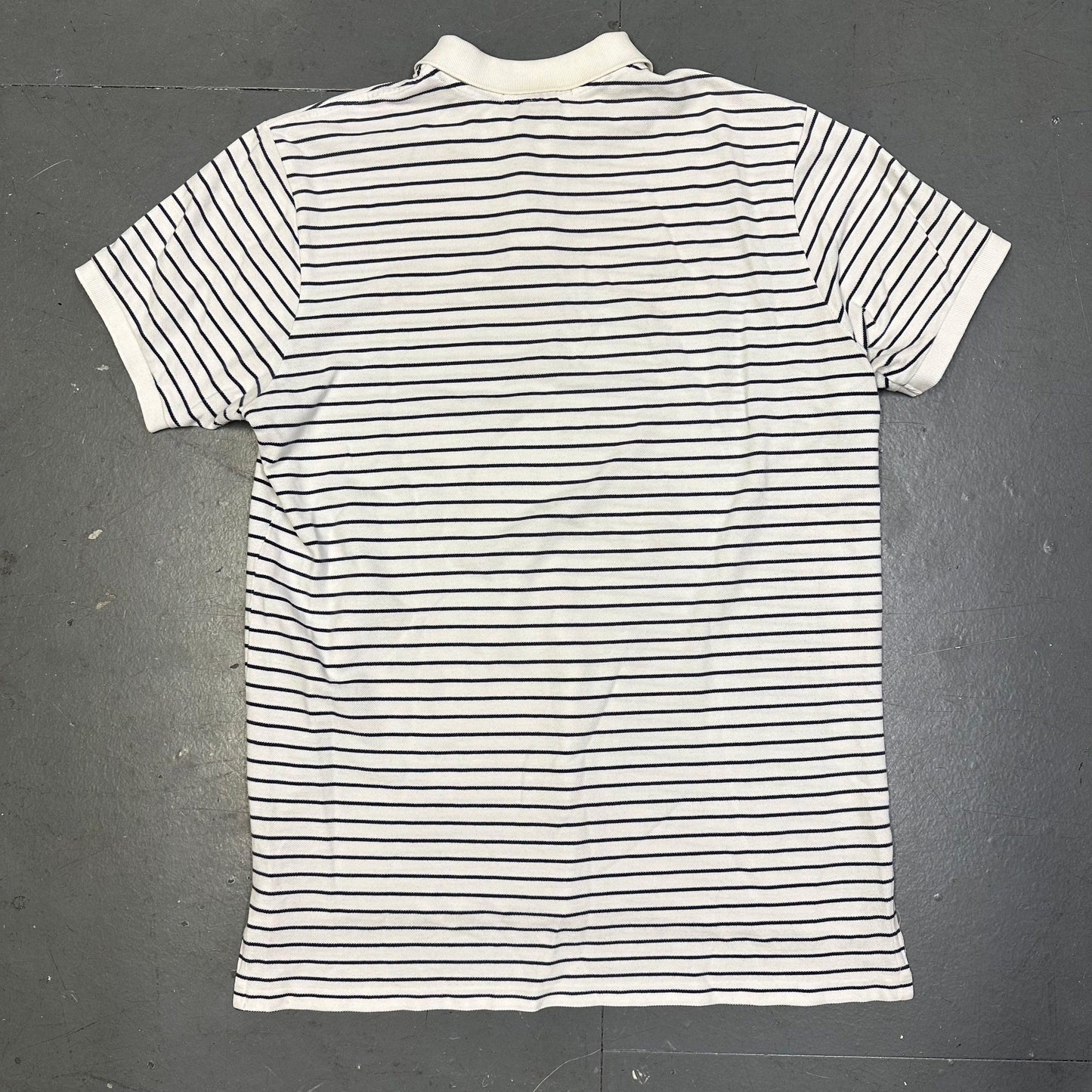 Ralph Lauren Polo In White & Navy ( XL ) - Known Source