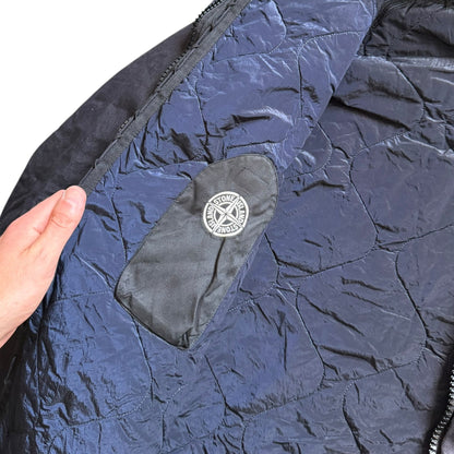 AW2004 Stone Island Lino Flax Dutch Rope Jacket (XL) | XL, Blue
