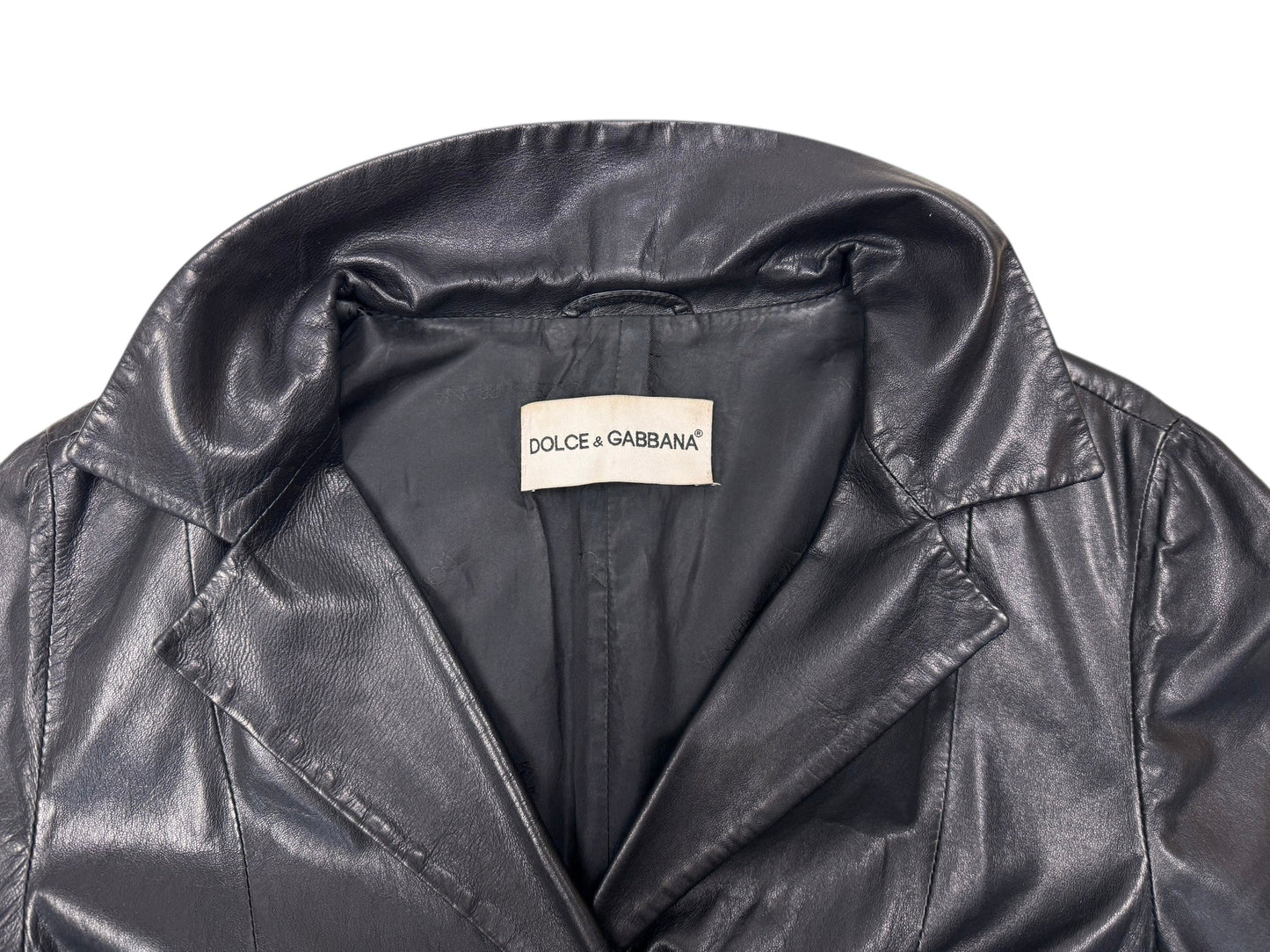 Dolce & Gabbana 1990s leather trench coat | Black, Black