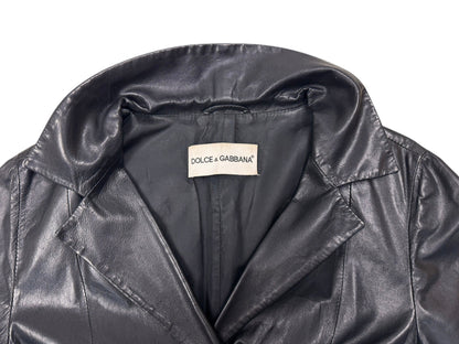 Dolce & Gabbana 1990s leather trench coat | Black, Black